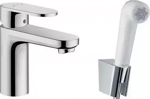 Смеситель для раковины Hansgrohe HansGrohe Vernis Blend 71215000 с гигиеническим душем