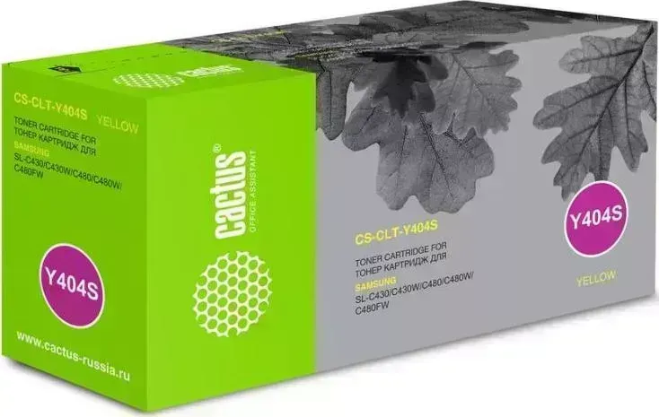 Расходный материал для печати CACTUS CS-CLT-Y404S YELLOW