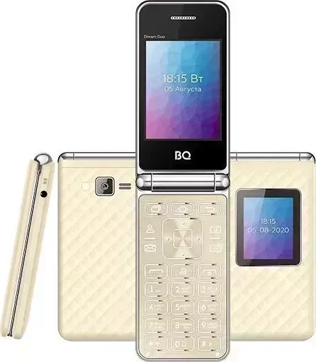 Мобильный телефон BQ 2446 Dream Duo золотистый