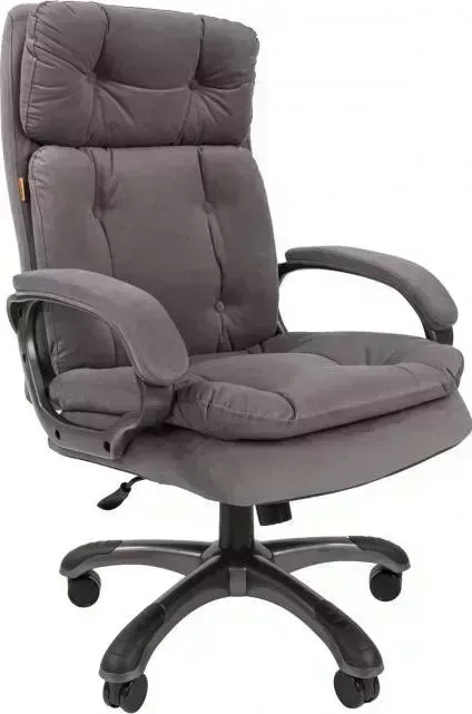 Кресло офисное CHAIRMAN 442 ткань E-11 серый