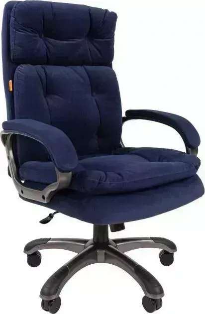 Кресло офисное CHAIRMAN 442 ткань E-34 синий