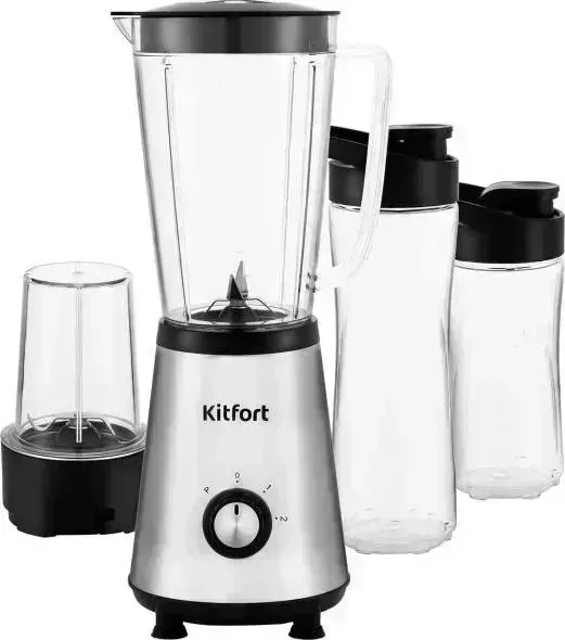 Блендер KITFORT KT-1340-3 серебристый металлик