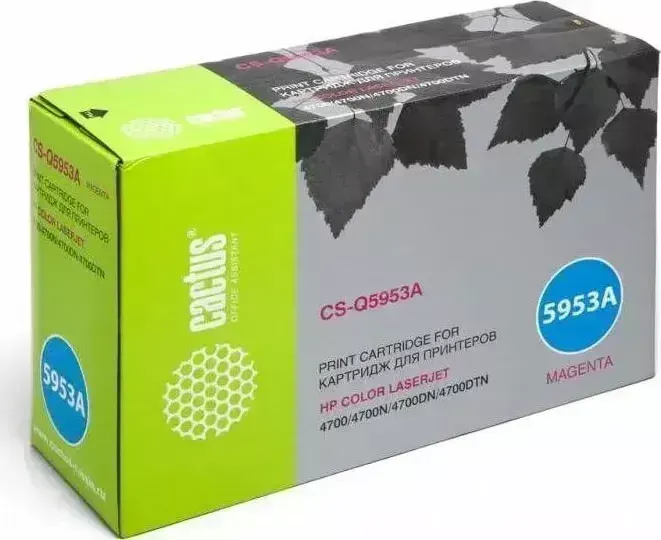 Расходный материал для печати CACTUS CS-Q5953AR пурпурный
