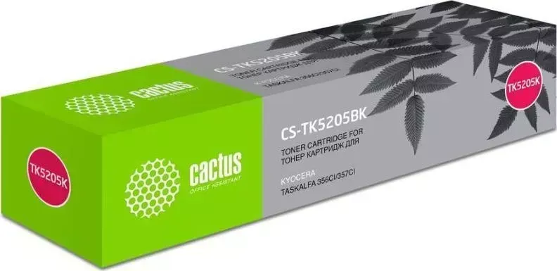 Расходный материал для печати CACTUS CS-TK5205BK черный