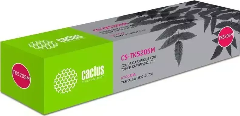 Расходный материал для печати CACTUS CS-TK5205M пурпурный