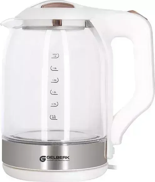 Чайник электрический Gelberk GL-404 белый