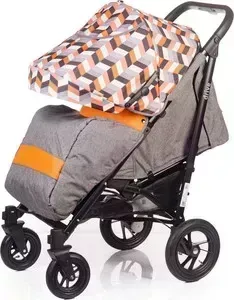 Коляска прогулочная BABYHIT Drive серо-оранжевая