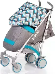 Коляска трость BABYHIT Rainbow голубой с серым