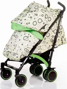 Коляска трость BABYHIT Rainbow зеленая с кругами