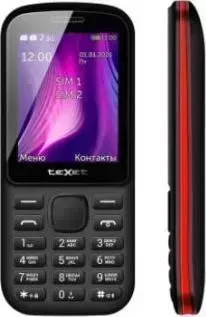Мобильный телефон TeXet TM-221 черный-красный