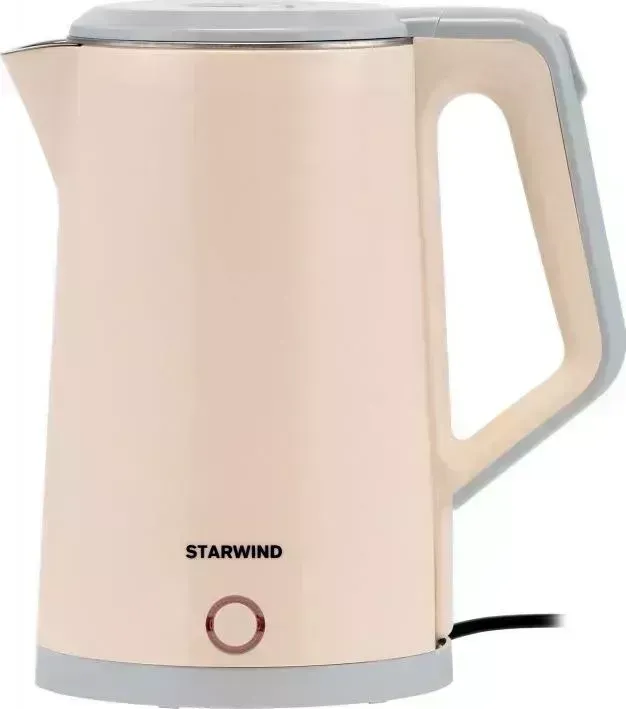 Чайник электрический STARWIND SKS2062 бежевый/серый