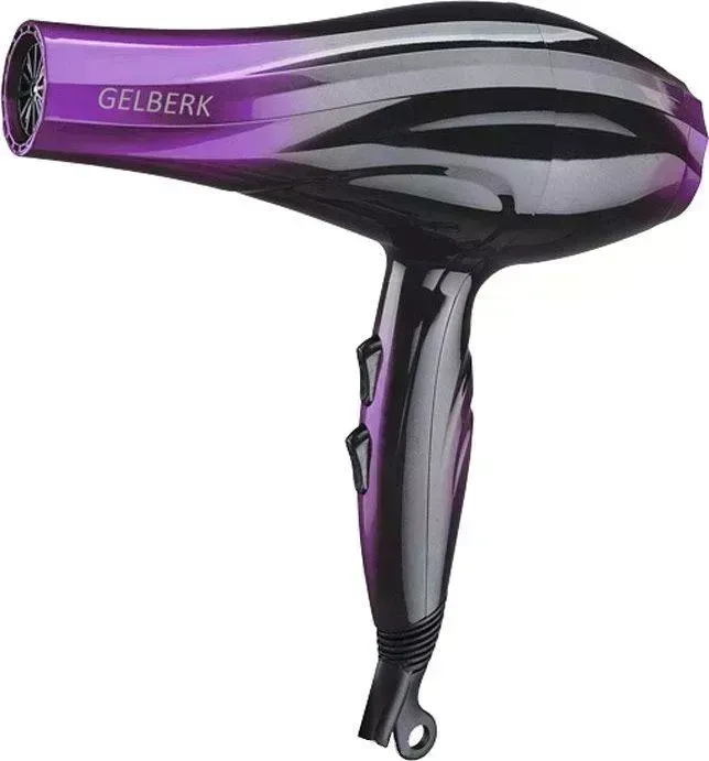 Фен Gelberk GL-625 черный/фиолетовый