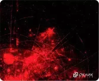 Коврик для мыши OKLICK OK-F0252 красные частицы