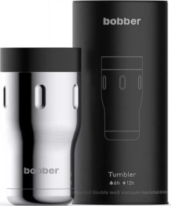Термос  bobber Tumbler-350 серебристый/черный