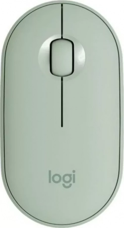 Мышь компьютерная LOGITECH Pebble M350 зеленый (910-005720)