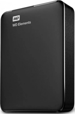Внешний HDD  Western Digital Elements Portable 4Tb черный (WDBU6Y0040BBK-WESN)