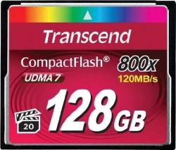 Карта памяти TRANSCEND 128GB CompctFlash 800X TS128GCF800