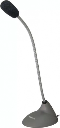 Микрофон DEFENDER компьютерный MIC-111 серый, 1,5 м (64111)