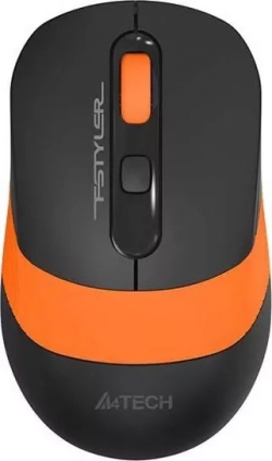 Мышь компьютерная A4TECH Fstyler FG10S черный/оранжевый