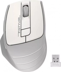 Мышь компьютерная A4TECH Fstyler FG30S белый/серый
