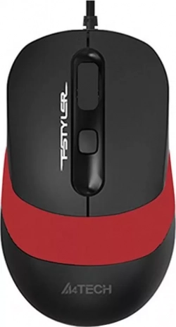 Мышь компьютерная A4TECH Fstyler FM10 черный/красный