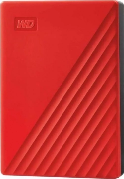 Внешний HDD  Western Digital My Passport 4Tb (WDBPKJ0040BRD-WESN) красный