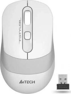 Мышь компьютерная A4TECH Fstyler FG10 белый/серый
