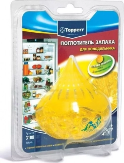 Аксессуар для холодильников TOPPERR 3108 Поглотитель запаха холодильника Лимон