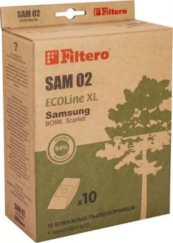 Мешок для пылесоса FILTERO SAM-02 (10) ECOLine XL