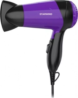 Фен STARWIND SHP6102 черный/фиолетовый