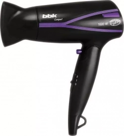 Фен BBK BHD1608i черный/фиолетовый