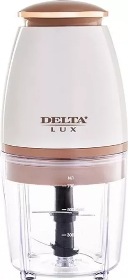 Измельчитель DELTA LUX DL-7419 бежевый с коричневым