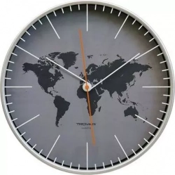 Часы настенные TROYKA 77777733 Карта мира