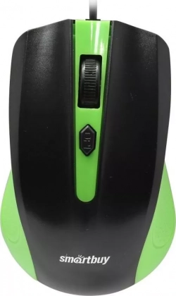 Мышь компьютерная  Smartbuy SBM-352-GK ONE зелено-черная