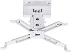 Кронштейн BURO для проектора PR07-W белый макс.12кг потолочный поворот и наклон