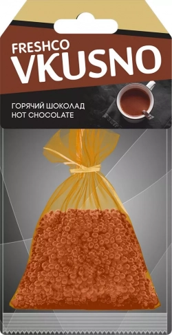 Ароматизатор подвесной AZARD мешок "Freshco Vkusno" Горячий шоколад "FRESHCO VKUSNO"