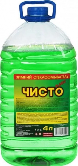 Омыватель Дзержинск стекол зимний -30 Чисто Плюс 4л ПЭТ