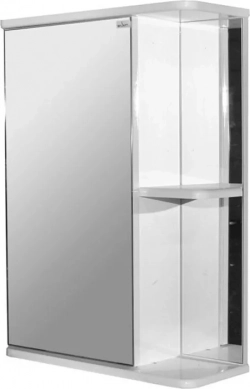 Зеркальный шкаф Mixline Стандарт 50х70 левый, белый (4640030867301)