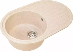 Мойка кухонная GREENSTONE GRS-18-328 бежевая
