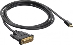 Кабель аудио BURO -видео 1.1v miniDisplayport (m)/DVI-D (Dual Link) (m) 2м. Позолоченные контакты черный (BHP MDPP-DVI-2)