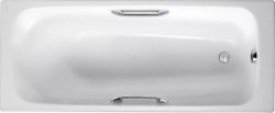 Чугунная ванна  RUB MELANIE E2935-00 160х70см с отверстиями для ручек
