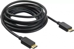 Кабель BURO v 1.2 DisplayPort (m) - DisplayPort (m) 5м GOLD черный (bhp dpp_1.2-5)