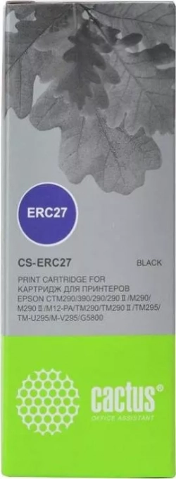 Расходный материал для печати CACTUS CS-ERC27 черный