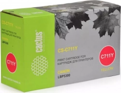 Расходный материал для печати CACTUS CS-C711Y желтый