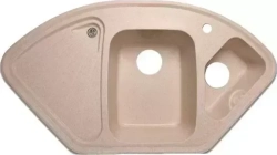 Мойка кухонная GranFest Corner GF-C1040E бежевый (328)