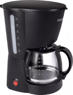Кофеварка MARTA MT-2118 черный жемчуг