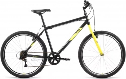 Велосипед  Altair MTB HT 26 1.0 черный/желтый (RBK22AL26104)