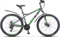 Велосипед STELS Navigator-710 MD 27.5 V020 Антрацитовый/зелёный/чёрный (LU093864*LU085138*18)