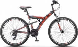 Велосипед STELS FOCUS MD 24 18-SP V010 Красный/чёрный (LU098194*LU091325*16)
