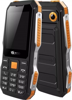 Смартфон  Olmio X04 черный-оранжевый